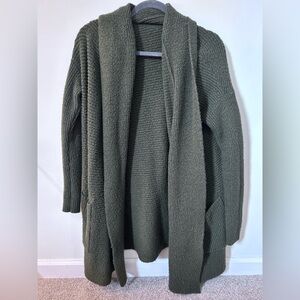 American Eagle Outfitters Olive Green Cardigan